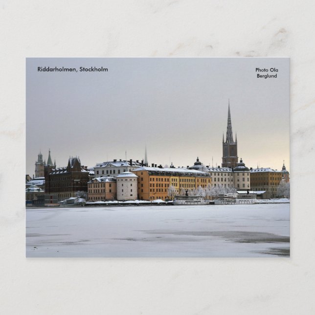 Riddarholmen, Stockholm, Photo ... Postcard (Front)