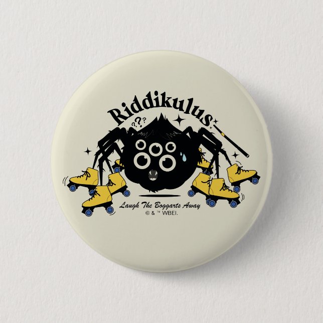 Riddikulus - Laugh the Boggarts Away 6 Cm Round Badge (Front)