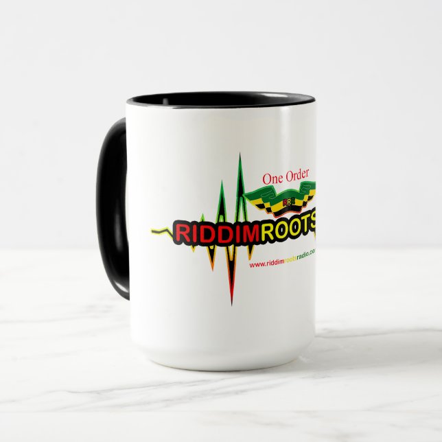 Riddim Roots Radio Ringer Combo Mug (Front Left)