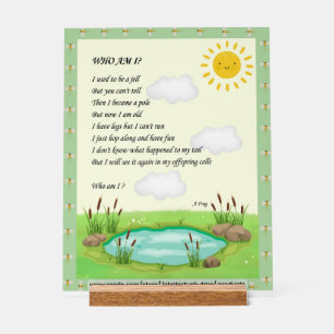 Riddle Art Intellectual_4me  Acrylic Sign