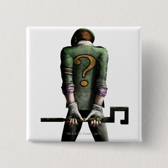 Riddler 2 15 cm square badge (Front)
