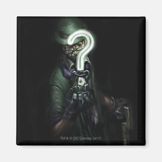 Riddler Illustration Magnet (Front)