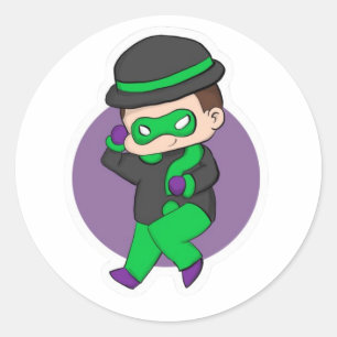 Riddler Questionmark Jacket Sticker