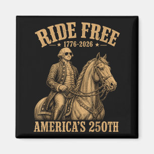 Ride 1776 2026 Horse 250th Anniversary Usa 250 Magnet