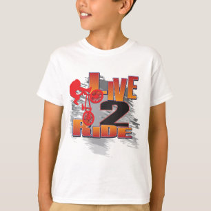 Ride 2 Live BMX Biker T-Shirt