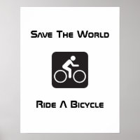 Ride A Bicycle Poster