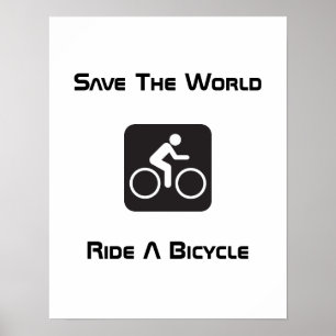 Ride A Bicycle Poster
