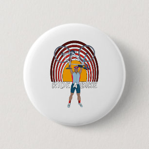 Ride a Bike 6 Cm Round Badge
