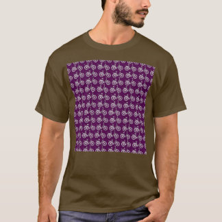 Ride a Bike Neck Gaiter Purple Bicycle Neck Gator  T-Shirt