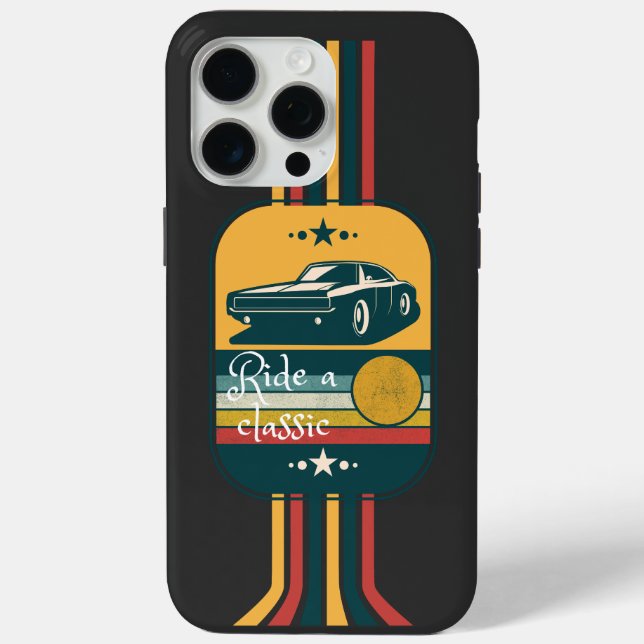 ride a classic Case-Mate iPhone case (Back)