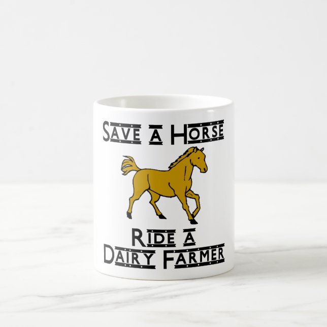 ride a dairy farmer coffee mug (Center)