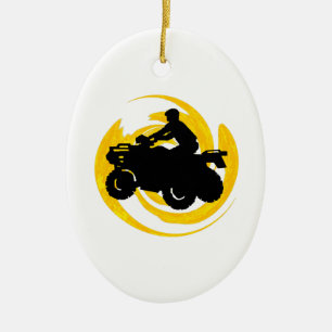 Ride and Grind Ceramic Tree Decoration