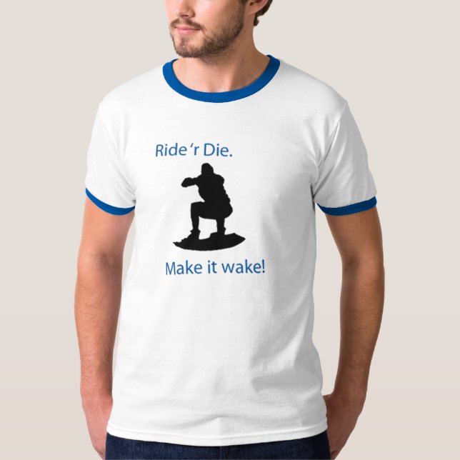 ride &apos;r die - Customised T-Shirt (Front)