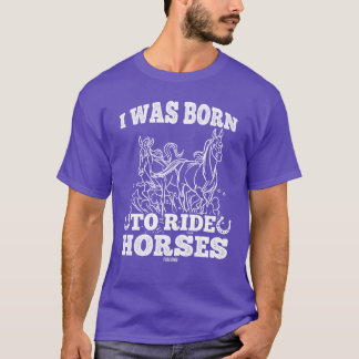 ride baby girl boy horse family T-Shirt