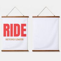 Ride Beyond Limits – Motivational Biker Typography