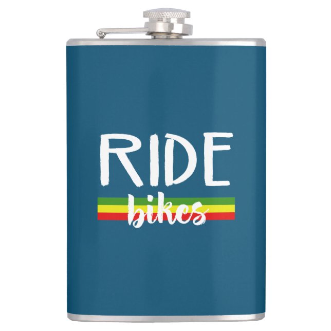 Ride Bikes Hip Flask (Front)
