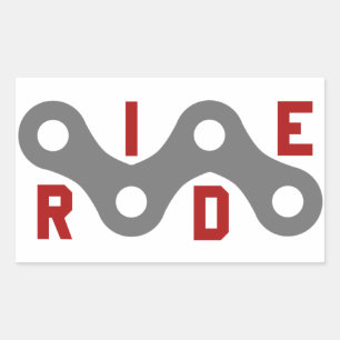 Ride (Chain) Rectangular Sticker