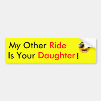 ride daughters. bumper sticker