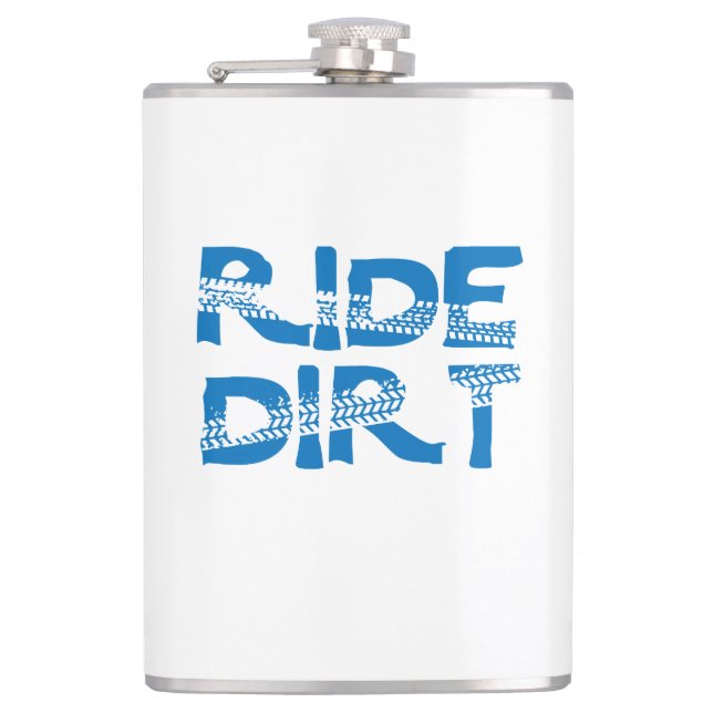 Ride Dirt Hip Flask (Front)