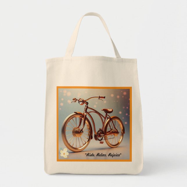 "Ride Easy" Tote Bag (Front)