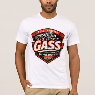 Ride Fast Live Free Biker Tee