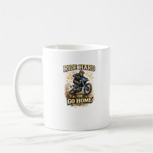 Ride Fast Stay Free Racing Design Coffee Mug