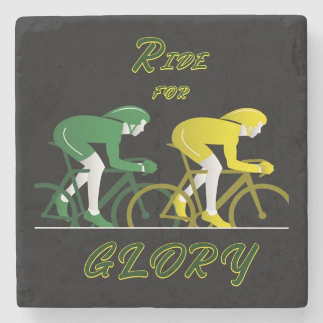 Ride For Glory Stone Coaster (Front)
