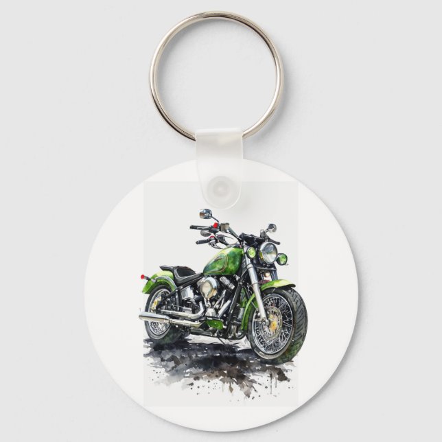  Ride Forever – Motorcycle Keychain (Front)