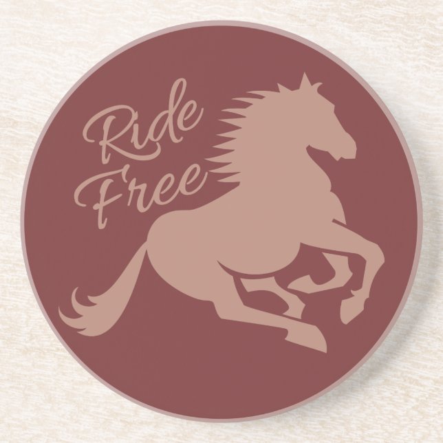 Ride Free custom coaster (Front)