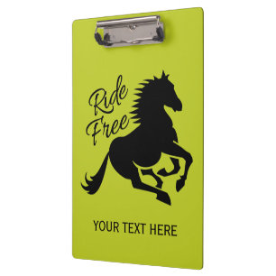 Ride Free custom colour clipboard