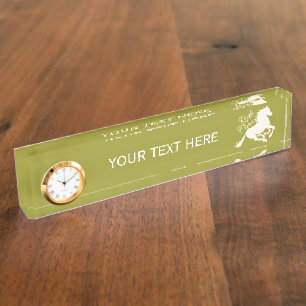 Ride Free custom colour name plate
