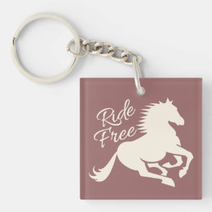 Ride Free custom key chain