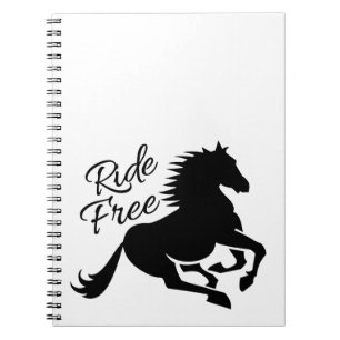 Ride Free custom notebook