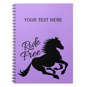 Ride Free custom notebook