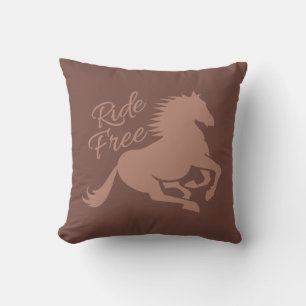 Ride Free custom throw pillow