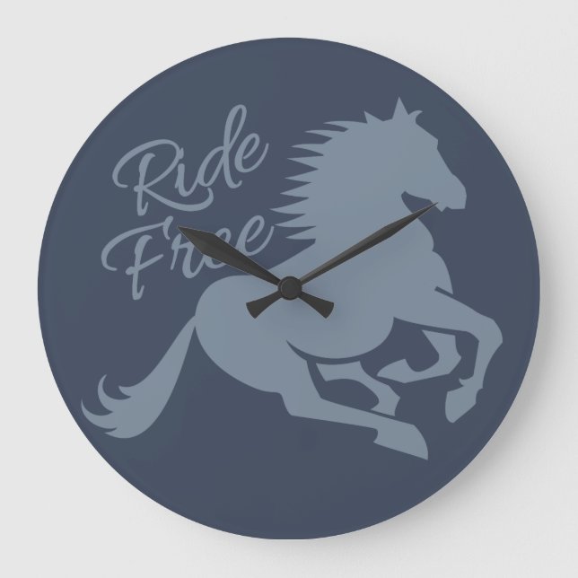 Ride Free custom wall clock (Front)