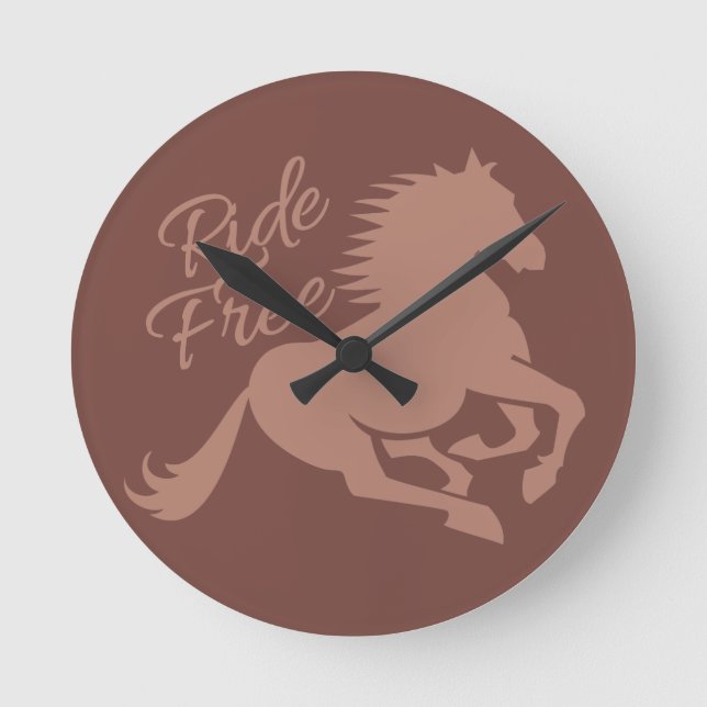 Ride Free custom wall clock (Front)