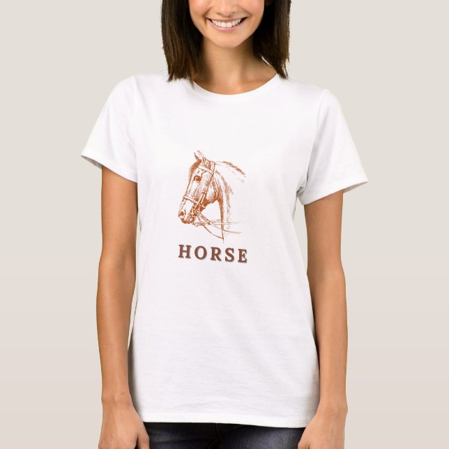 Ride Free Horse T-Shirt (Front)