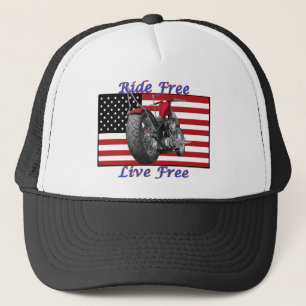 Ride Free Live Free Trucker Hat