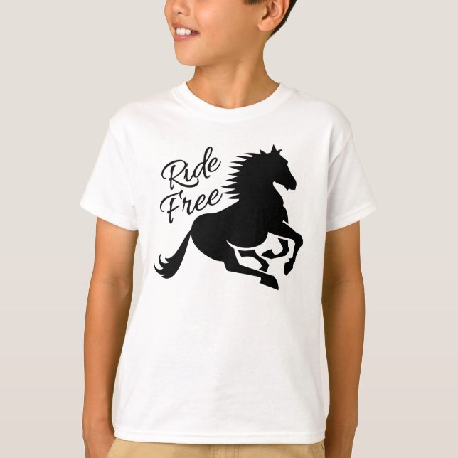 Ride Free shirt - choose style & colour (Front)