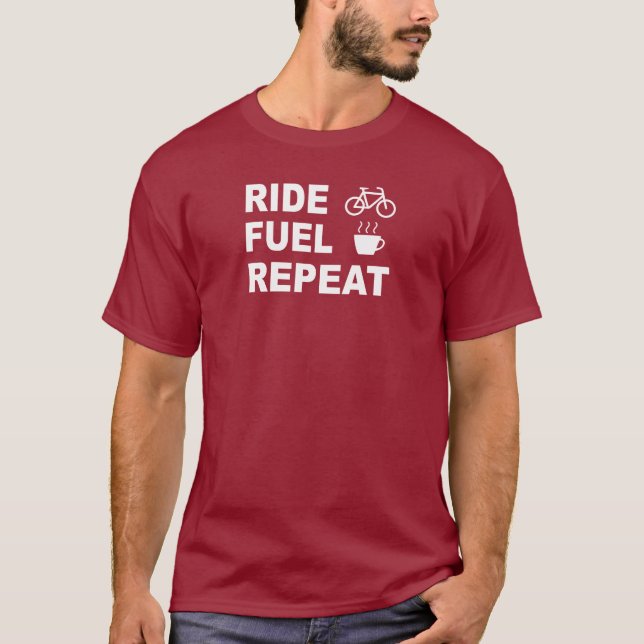 Ride Fuel Repeat T-Shirt (Front)