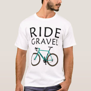 Ride Gravel Bike Bikepacking for Cyclists T-Shirt