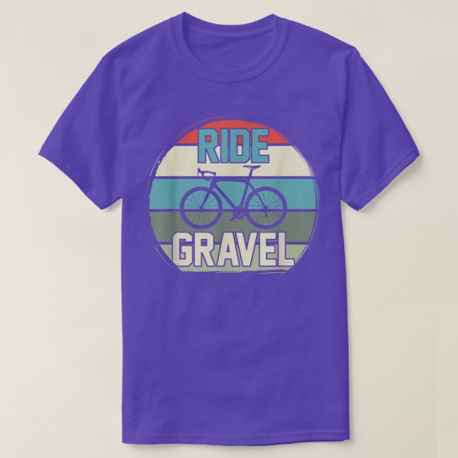 Ride Gravel Pedal Mountainbike Triathlon Downhill  T-Shirt (Design Front)