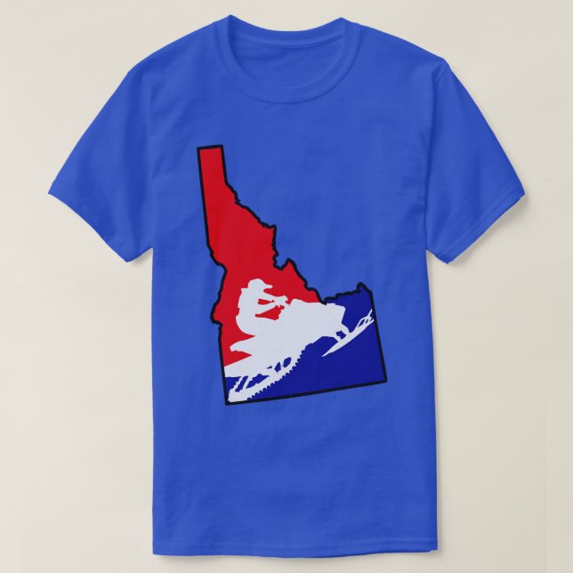 Ride Idaho Snowmobile TShirt (Design Front)
