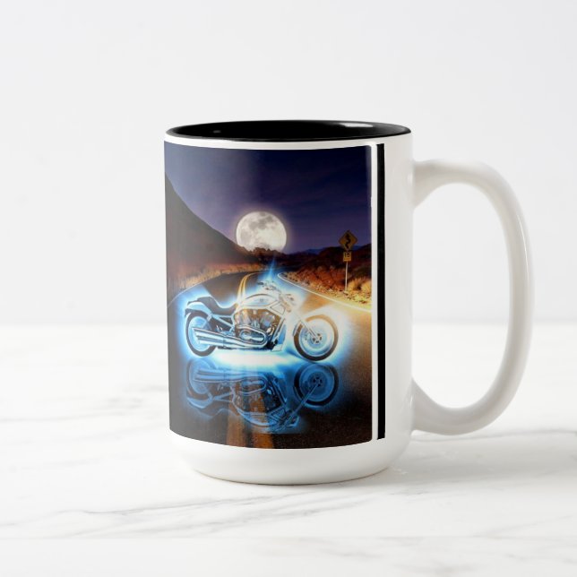 Ride Into Eternity Two-Tone Coffee Mug (Right)