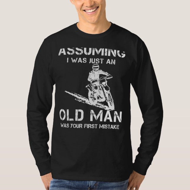 Ride into Laughter: Riding Tee that Defies Age-Old (Front)