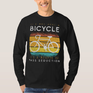 Ride into Romance: Bicycle - Weapon of Mass Seduct T-Shirt