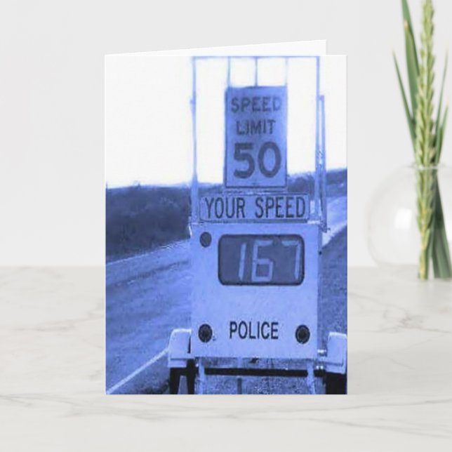 Ride it like you stole it card (Front)