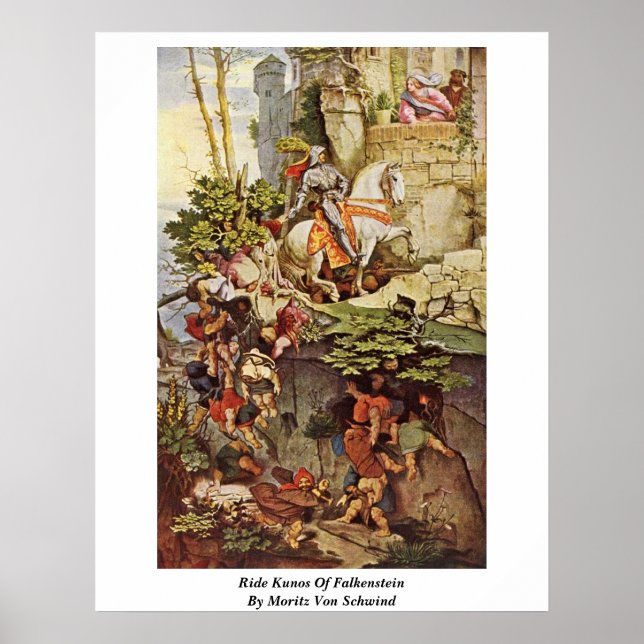 Ride Kunos Of Falkenstein By Moritz Von Schwind Poster (Front)