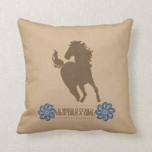 Ride Like A Girl Cushion